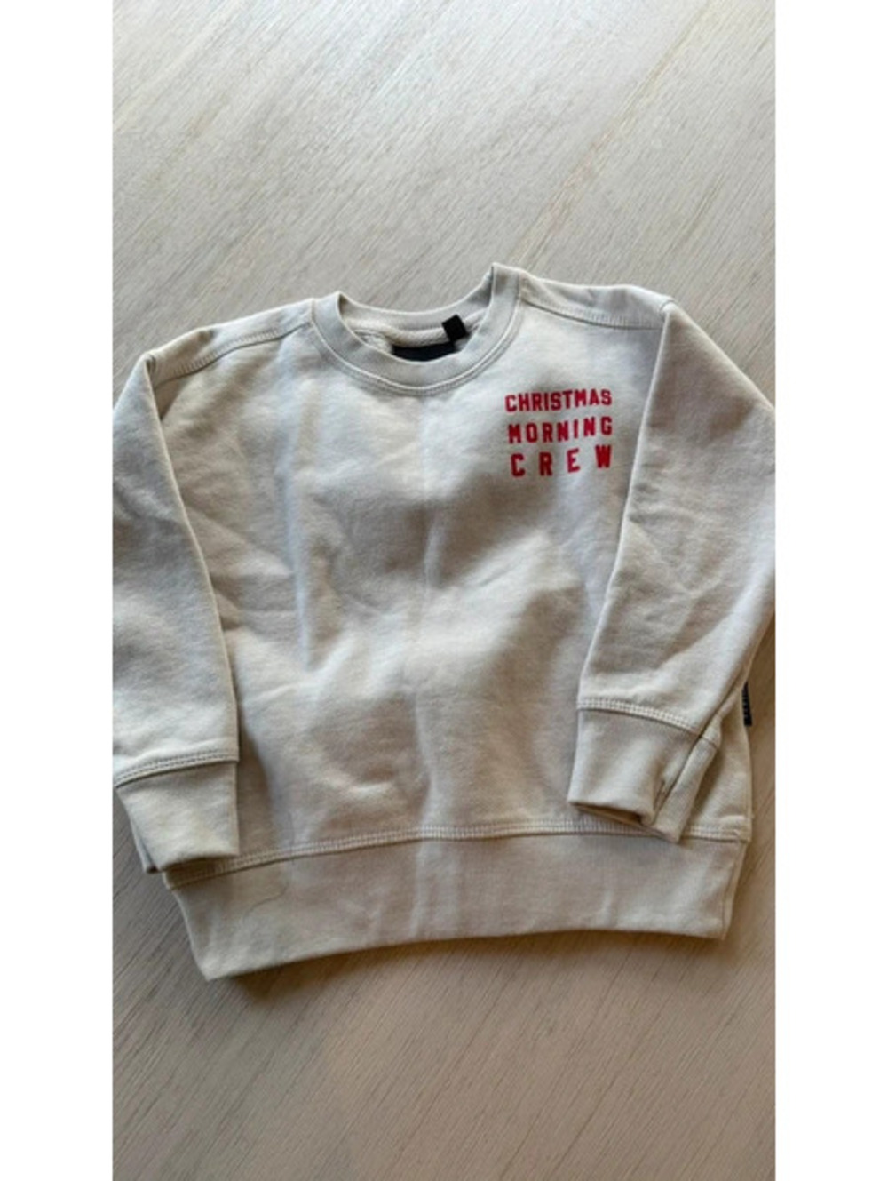 Merce & co Christmas morning crew cream crew neck - Picture 2 of 2
